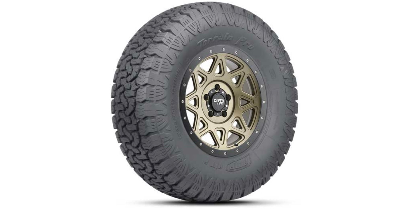 Amp Tires 35x12.50 R20 Terrain Pro A/T P 121 S Lr E - All-Terrain Truck Tire