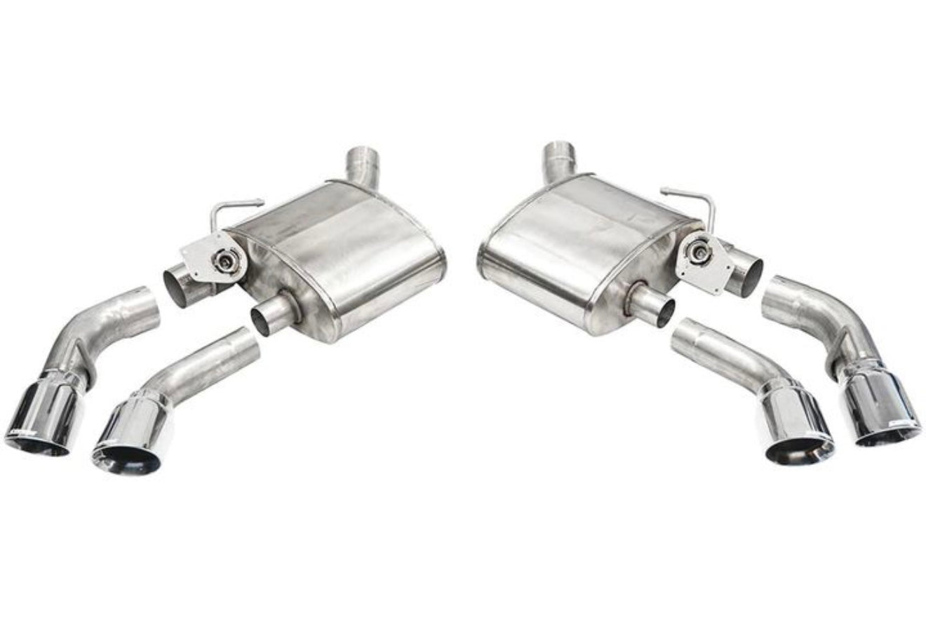 Corsa Exhaust 14789 Dual Rear Exhaust System for 2016 Chevrolet Camaro SS ZL1 6.2L with 2.75-inch A-X Pipe and 4.0-inch Tips