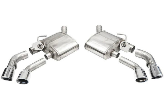 Corsa Exhaust 14789 Dual Rear Exhaust System for 2016 Chevrolet Camaro SS ZL1 6.2L with 2.75-inch A-X Pipe and 4.0-inch Tips